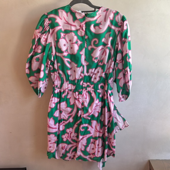 RHODE Pink and Green Floral Dress - Picture 4 of 6